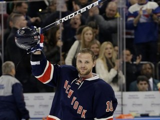 Gáborík dohrával v treťom útoku, góly stále nepadajú