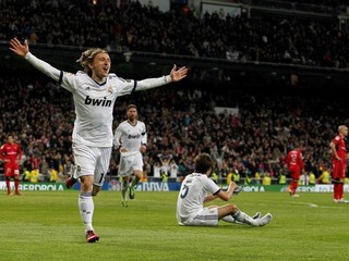 Luka Modrič zvyšoval na 3:2 pre Real.