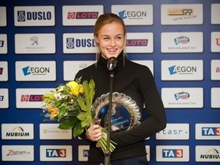 Víťazka kategórie Juniorka roka 2012 Anna Karolína Schmiedlová .