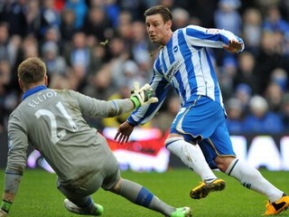 Zo zápasu Brighton and Hove Albion a Newcastle United.