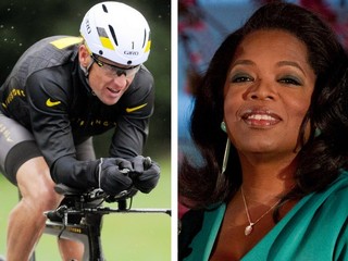 Oprah Winfreyová a Lance Armstrong.