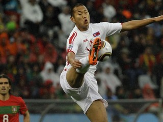 Jong obliekal dres KĽDR na svetovom šampionáte v roku 2010.