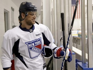 Na tréningu už bol takmer kompletný tím z Manhattanu.