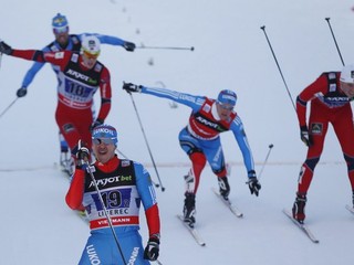 V tím šprinte triumfy Rusov a Nórok