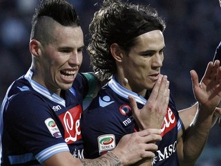 Spolupráca Hamšík - Cavani funguje.