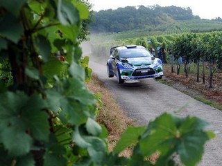 Pozrite sa, ako auto na rely vyletelo do viniča a zbúralo stĺp