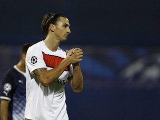 Zlatan Ibrahimovič zápas nedohral.