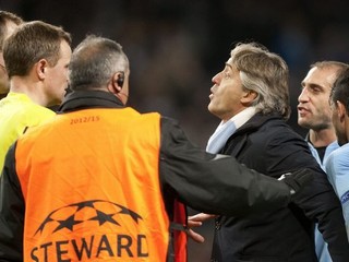 Mancini zúril: Neuznali nám gól, neodpískali penaltu