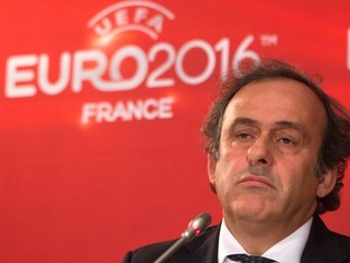 Prezident UEFA Michel Platini.