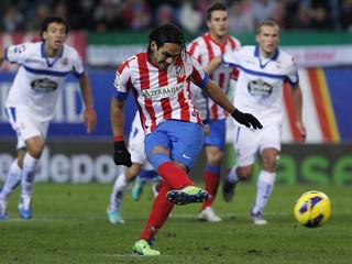 Radamel Falcao strelil v španielskej lige šestnásť gólov v štrnástich zápasoch.
