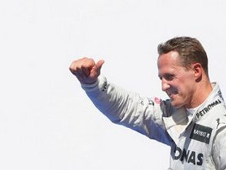 Schumacher sa dostal na pódium po 2093 dňoch