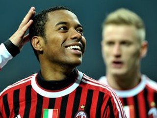 Robinho z AC Miláno.