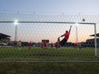 Zo zápasu Dunajskej Stredy so Senicou.