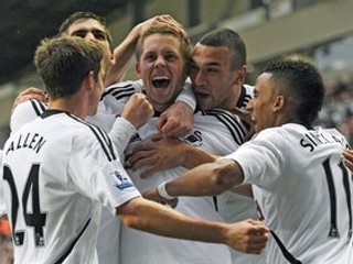 Futbalisti Swansea.