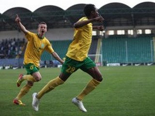 Žilinčan Bello strelil Slovanu dva góly.