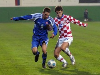 Jakub Sylvestr v drese mládežníckej reprezentácie.