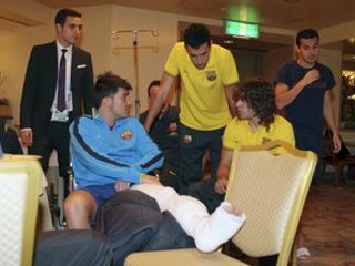 David Villa si nezahrá pre zlomeninu nohy pol roka.