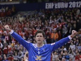 Dánsky brankár Niklas Landin Jacobsen.