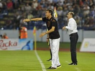 Luis Enrique a v pozadí Vladimír Weiss.