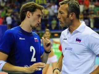 Michal Masný v rozhovore s trénerom Emanuelem Zaninim.