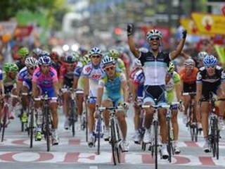 Cieľ predposlednej 20. etapy Vuelty.