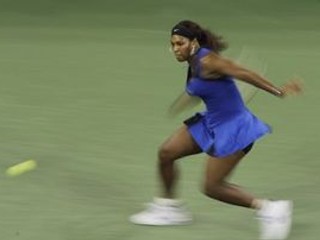 Američanka Serena Williamsová počas semifinálového zápasu.