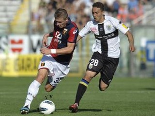 Juraj Kucka (vľavo) v drese FC Janov.