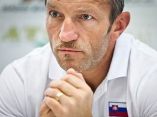 Tréner Slovenska Emanuele Zanini.