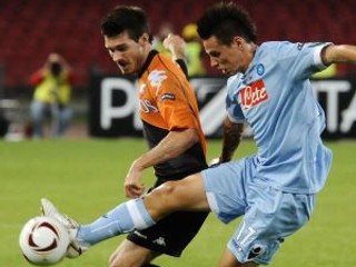 Marek Hamšík (v modrom)