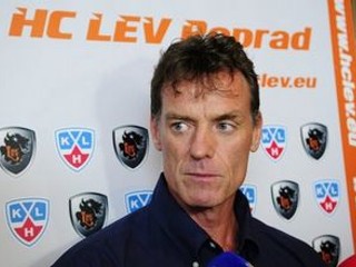 Tréner HC LEV Poprad Radim Rulík.