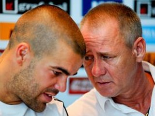 Ivan Kmotrík s Filipom Šebom.