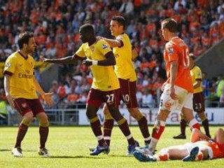 Futbalisti Arsenalu vyhrali na trávniku Blackpoolu.