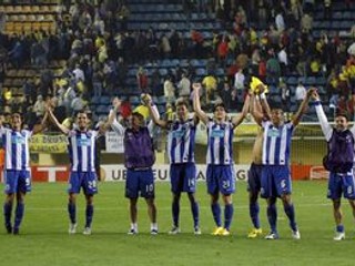 Oslavy postupu v podaní hráčov FC Porto.