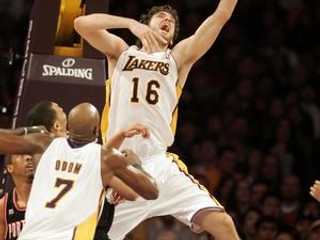 Pau Gasol z LA Lakers.