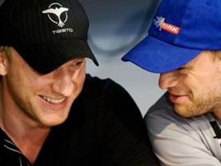 Marián Hossa (vľavo) a Marián Gáborík.