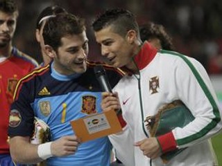 Cristiano Ronaldo (vpravo).