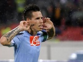 Marek Hamšík oslavuje jeden zo svojich gólov.