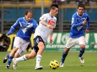 Marek Hamšík sa vrátil do Brescie v drese Neapolu.