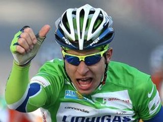 Slovák Peter Sagan víťazí v piatej etape cyklistických pretekov Paríž - Nice.