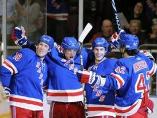 Radosť hokejistov NY Rangers.