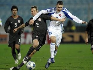 Erik Jendrišek v drese slovenského tímu.