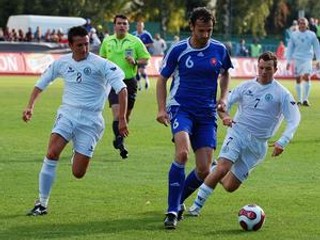 Ján Kozák v drese slovenskej reprezentácie.