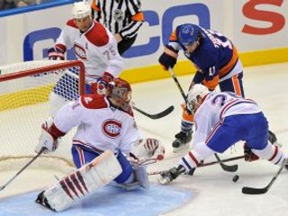 Brankár Jaroslav Halák držal Montreal výborným výkonom.