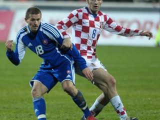 Milan Lačný v drese slovenskej reprezentácie do 21 rokov.
