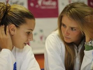 Dominika Cibulková s Danielou Hantuchovou