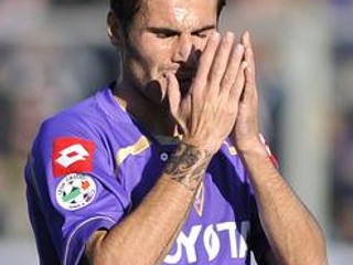 Adrian Mutu z AC Fiorentina.