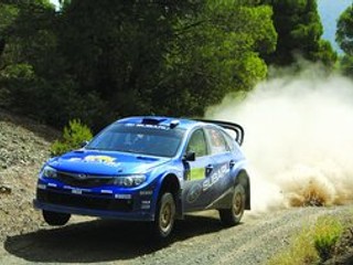 Farebná kombinácia modrej a zlatej farby v rely patrila vždy autám Subaru.