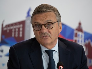 Prezident IIHF René Fasel pred MS v hokeji 2019 na Slovensku.