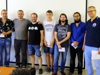 Účastníci šachového turnaja. 