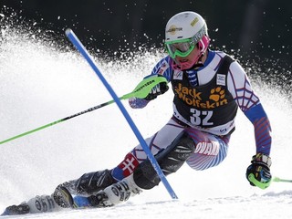 Adam Žampa. Pripravuje sa na slalom SP vo fínskom Levi.